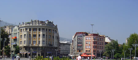 Skopje square